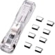 thumbnail image 1 of Clamp Stapler - Reusable Portable Handheld Paper Clam Clip Dispenser (with 100, 1 of 4