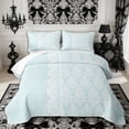 thumbnail image 2 of Manfei Boho Damask Twin Quilt Set 2 Pieces,Dreamy Princess Twin Coverlet Set,1 Bedspread and 1 Pillowcase, 2 of 7