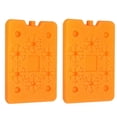 thumbnail image 2 of 2*Ice Crystal Box,2Pc Air Conditioner Fan Ice Crystal Box 200Ml Ice Brick Ice Plate Ice Pack Reusable Ice Box Orange, 2 of 9