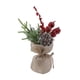 thumbnail image 5 of Árbol de Navidad artificial perfecl con bayas rojas Mini de mesa, 5 of 8