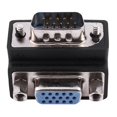 thumbnail image 3 of 2X 15 Vga Macho A Hembra M / F Adaptador de Angulo Recto, 3 of 5
