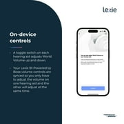 Lexie B1 Self-Fitting OTC Hearing Aids Powered by Bose | Self-fitting | Lexie Expert® Support | Replaceable Batteries