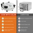 thumbnail image 3 of COOK WITH COLOR Pizza Oven, Electric Indoor Pizza Maker, Countertop Pizza Cooker, White, 3 of 9