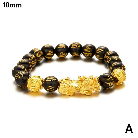High-end Good Luck Wealth Bracelet For Men Women Feng Shui Buddha Prayer Beads Unisex Bracelet Jewelry Homb Wristbands Yoga
