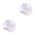 thumbnail image 2 of Gorro de pelo de ala ancha blanco 2piezas Qarigey, 2 of 6
