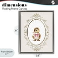thumbnail image 4 of Stupell Industries Cottage Spring Gingham Baby Duck Gray Floating Frame Canvas Art, 25 x 31, by Christine Simpson Art, 4 of 8