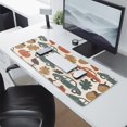 thumbnail image 2 of Thanksgiving Day Large Gaming Mouse Pad Extended Fall Pumpkin Sunflower Mousepad Gaming with Stitched Edges, Washable, No Slip Water Resist Keyboard Pad for Gamer, Office & Home, 31.5 X 11.8 in, 2 of 7