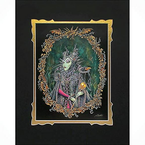 John Coulter - WonderGround Gallery - Couture De Force Maleficent print