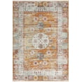 thumbnail image 1 of Distressed Floral Turkish Oriental Medallion Area Rug, 1 of 8