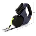 thumbnail image 3 of Double Pet Leash Retractable Hand-held Dog Walking Leash Puppy Training Leash, 3 of 10