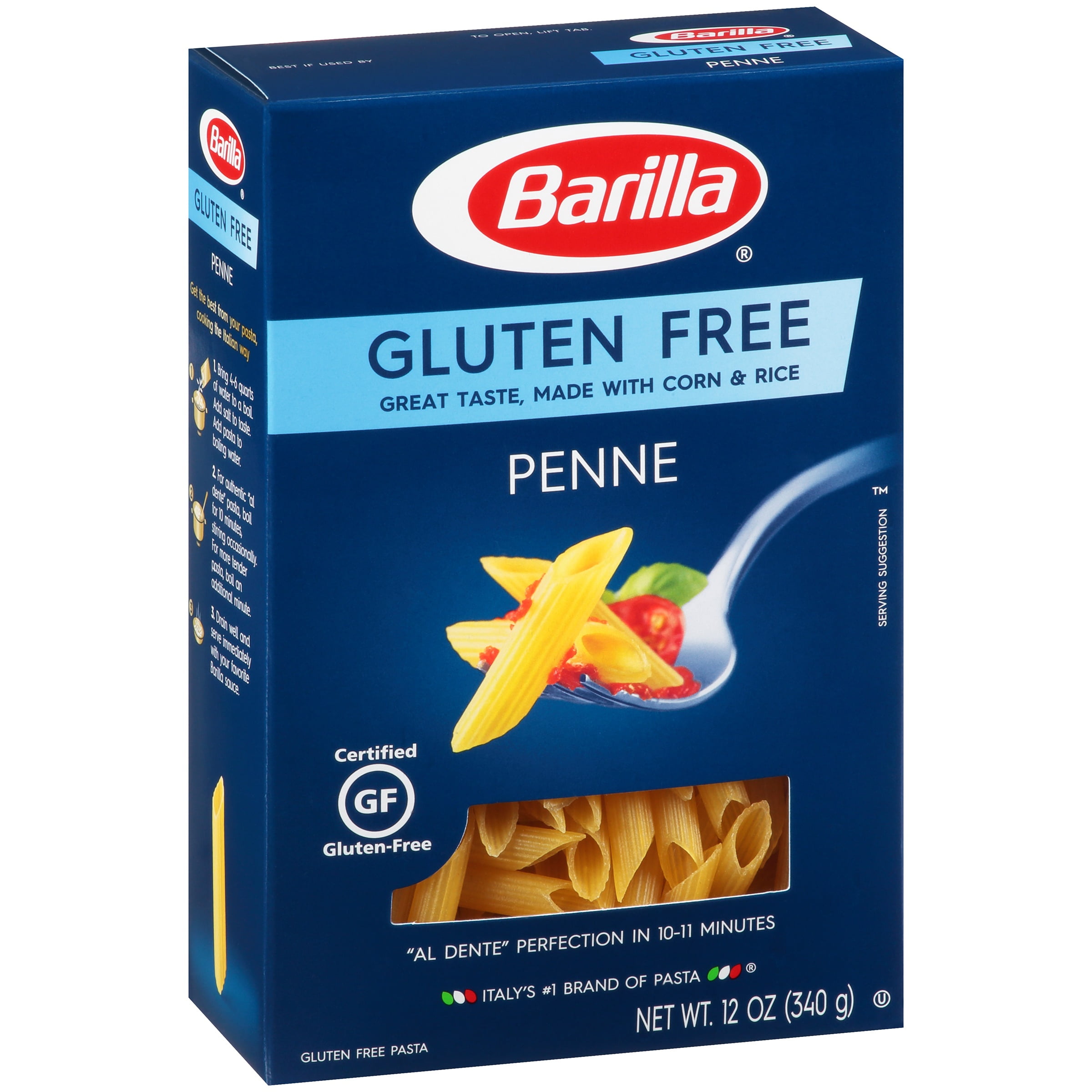 Barilla Gluten Free Penne Pasta, 12 oz by Barilla America, Inc.