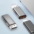 thumbnail image 2 of Yammee 4K DisplayPort to UHD Adapter 4K DisplayPort to UHD Passive Male to Female, 2 of 12