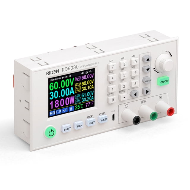 Fournitures,6 Fournitures Réglables Source 60v 1800w 30a Fournitures Écran 6 2.4 Pouces Lcd Prise en Charge Réglable Source 60v Micrologiciel Écran Lcd Source 2.4 Pouces 30a