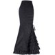 thumbnail image 5 of Minnieouse Elegante de sirena con para mujer La mujer en la morada larga negra larga blanca negra XL 1 negro XXL, 1 2Conjunto, 5 of 6