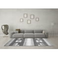 thumbnail image 3 of Ahgly Company Indoor Rectangle Abstract Gray Modern Area Rugs, 8' x 12', 3 of 4