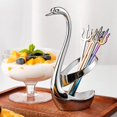 thumbnail image 4 of Washranp Dessert Forks,Anti-rust Reused Multicolor Stainless Steel Metal Fruit Fork Dishwasher Safe Kitchen Tools, 4 of 4
