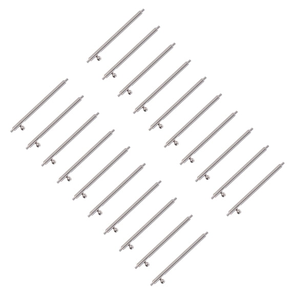 BESTOYARD 20Pcs Stainless Steel Watch Band Pins for Metal Strap Repair Assorted Colors
