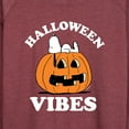 thumbnail image 3 of Peanuts - Halloween Vibes - Women's Lightweight French Terry Long Sleeve Shirt, 3 of 6