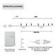 thumbnail image 5 of Serie LED Calida 200 Focos 10 Metros Lineal con Cable Transparente, Luces Decorativas, Bajo Consumo, Ideales para Navidad, Terrazas, Habitaciones, Fiestas y Eventos Especiales, 5 of 5