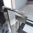 thumbnail image 6 of DreamLine Allure 40-41 in. W x 73 in. H Frameless Pivot Shower Door in Chrome, 6 of 13