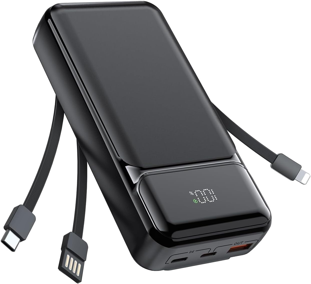 10000mAh Power Bank Compatible With Motorola Moto G 5G (2022,2023,2024,2025,2026) - 22.5W PD Fast Charge Backup Battery Portable Charger Built-in