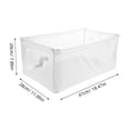 thumbnail image 2 of AURARMLET Organizador Plegable Para Con Gran Capacidad Y Asas De PVC Transparente, 2 of 6