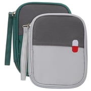 MasteelfCA 2Pcs Mini Medicine Storage Bag Travel Mini First Aid Pouch Portable Mini First Aid Kit Storage Bag