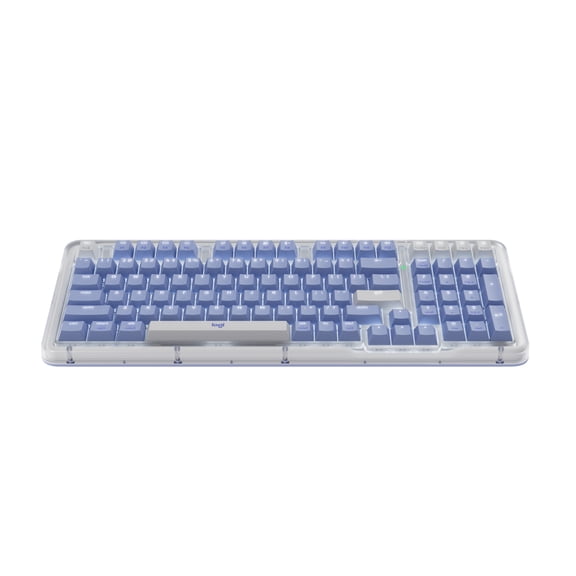 Logitech Alto Keys K98M wireless mechanical keyboard, customizable keyboard with vibration absorbing gasket, Bluetooth, Lilac