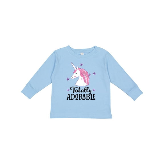 Inktastic Girls Daughter Unicorn Girls Long Sleeve Toddler T-Shirt