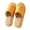 A-Orange669, variant on Bibifish Womens House Slippers Linen Breathable Non Slide Sandals Home Indoor Casual Flat Slippers