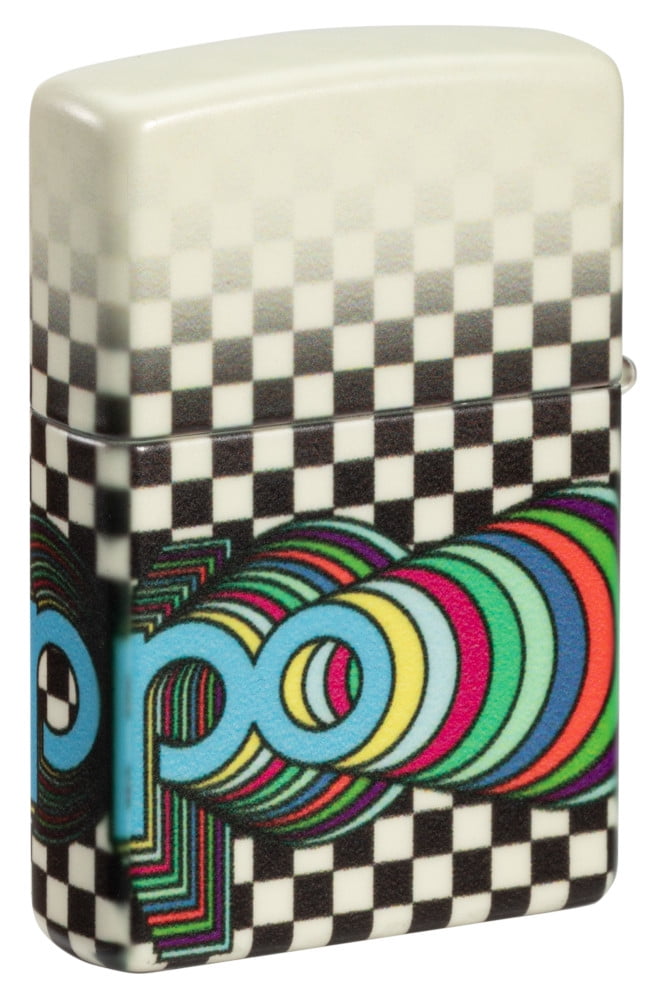 Zippo Nostalgia Design 540 Color Glow in the Dark Pocket Lighter