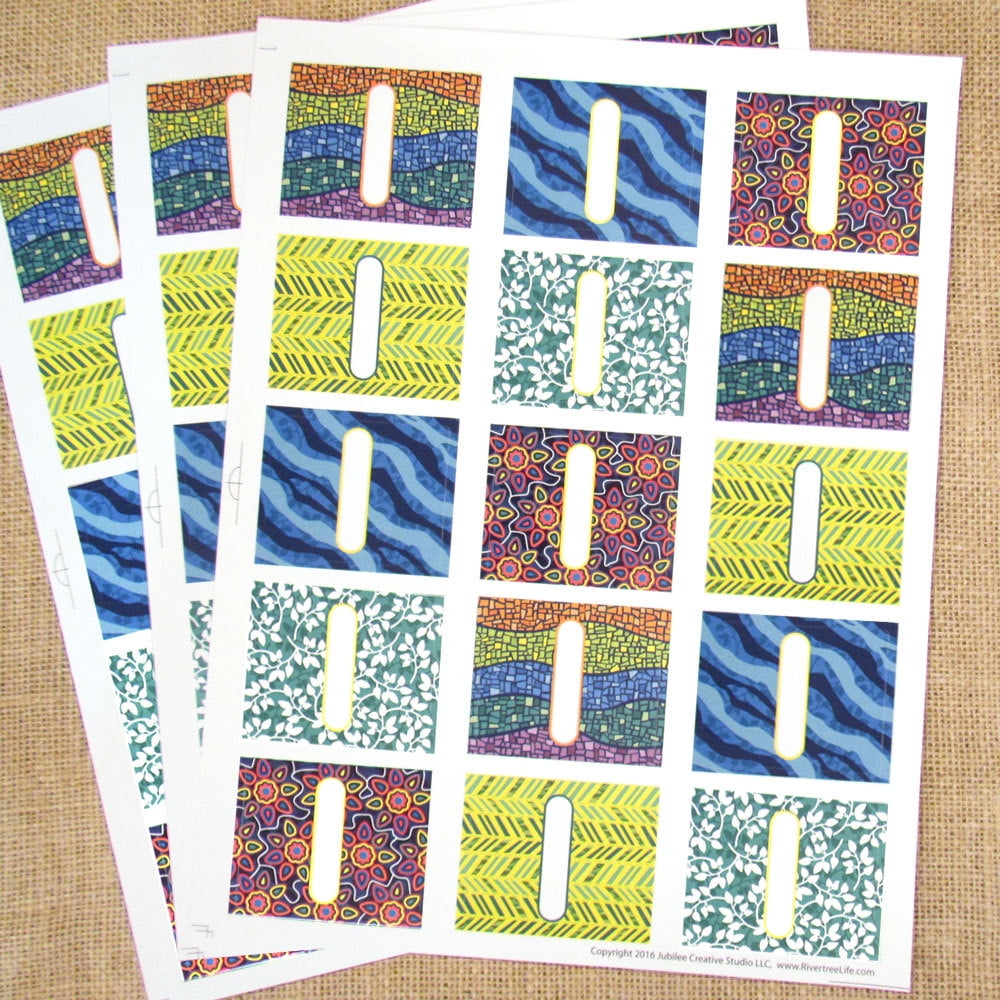 Cool Island Poly Weatherproof Labels for Essential Oil DIY or Lip Balm Tubes - 45 Labels by Rivertree Life