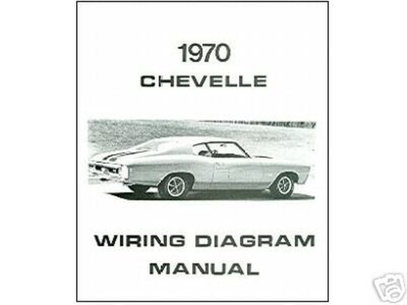 OEM Repair Maintenance Wiring Schematics Bound for Chevrolet Chevelle 1966 