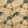 thumbnail image 1 of oneOone Rayon Orange Fabric Leaves & Lemon Craft Projects Decor Fabric Printed By The Yard 56 Inch Wide, 1 of 5