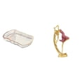 thumbnail image 1 of Elegante Bandeja Para Servir Comida Y Estatua De Bailarina De Ballet Para Tocador De Baño, Cafetería De Frutas, Almacenamiento De Cosméticos, Desayuno, Oficina, Dormitorio, Decoración Del, 1 of 8