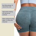 thumbnail image 4 of Endives Yoga Shorts for Women Butt Lifting Summer Bottoms Workout Short Stretchy Breathable High Waisted Athletic Running Tummy Control Biker Shorts for Women, 4 of 6