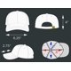 thumbnail image 3 of Zhuge Juego de 2 gorras deportivas ajustadas de Baceball, 3 of 4