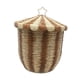 thumbnail image 2 of Cesta de almacenamiento multiusos para ropa, organizador de juguetes con tapa, cesta para la colada 32cmx37cm, 2 of 9