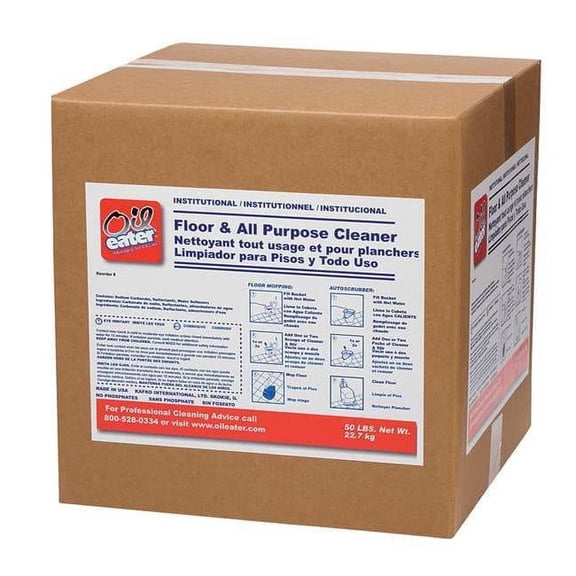 Oil Eater Floor Cleaner,Odorless,38 lb. AOF3801802