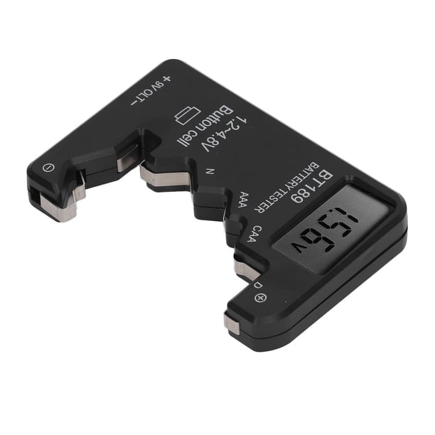 Probador De Batería Digital Con Medidor De Capacidad Probador De Batería Con Pantalla LCD, Detector De Nivel De Capacidad De Batería Digital Multiusos Para Baterías AA AAA 9V