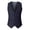 Navy, variant on Mens Solid Color Wedding Dress Vest British Leisure Slim Stage Formal Classic Fit Sleeveless Button Down Groom Tuxedo Shirt Navy XXL