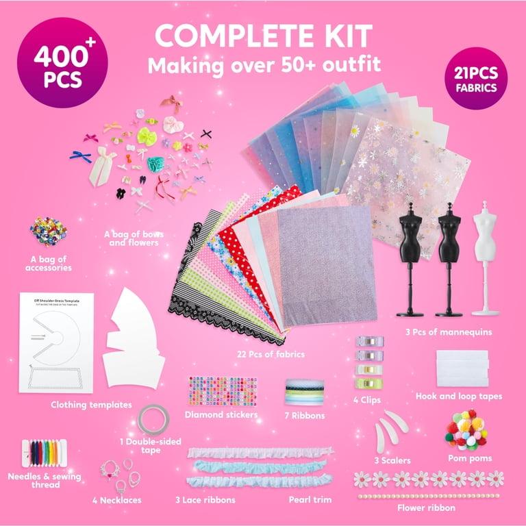 Joyfy Fashion Design Sewing Kit with 3 Mannequins photo 5