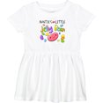 thumbnail image 3 of Inktastic Aunties Little Jellybean Cute Easter Candy Girls Baby Dress, 3 of 5