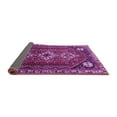 thumbnail image 2 of Ahgly Company Indoor Square Persian Purple Traditional Area Rugs, 5' Square, 2 of 4