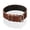 Brown Silver, variant on Luxurious Lizard Leather Bracelet – Handcrafted Accessory with Unique Texture and Timeless Appeal (Green (Gold))