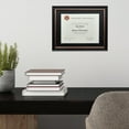 thumbnail image 4 of Excello Global Products Photo Document Frame: 8.5x11 with Double Mat Graduation Diploma Certificate Holder Wall Frame (Black/Silver)) - EGP-HD-0308, 4 of 6