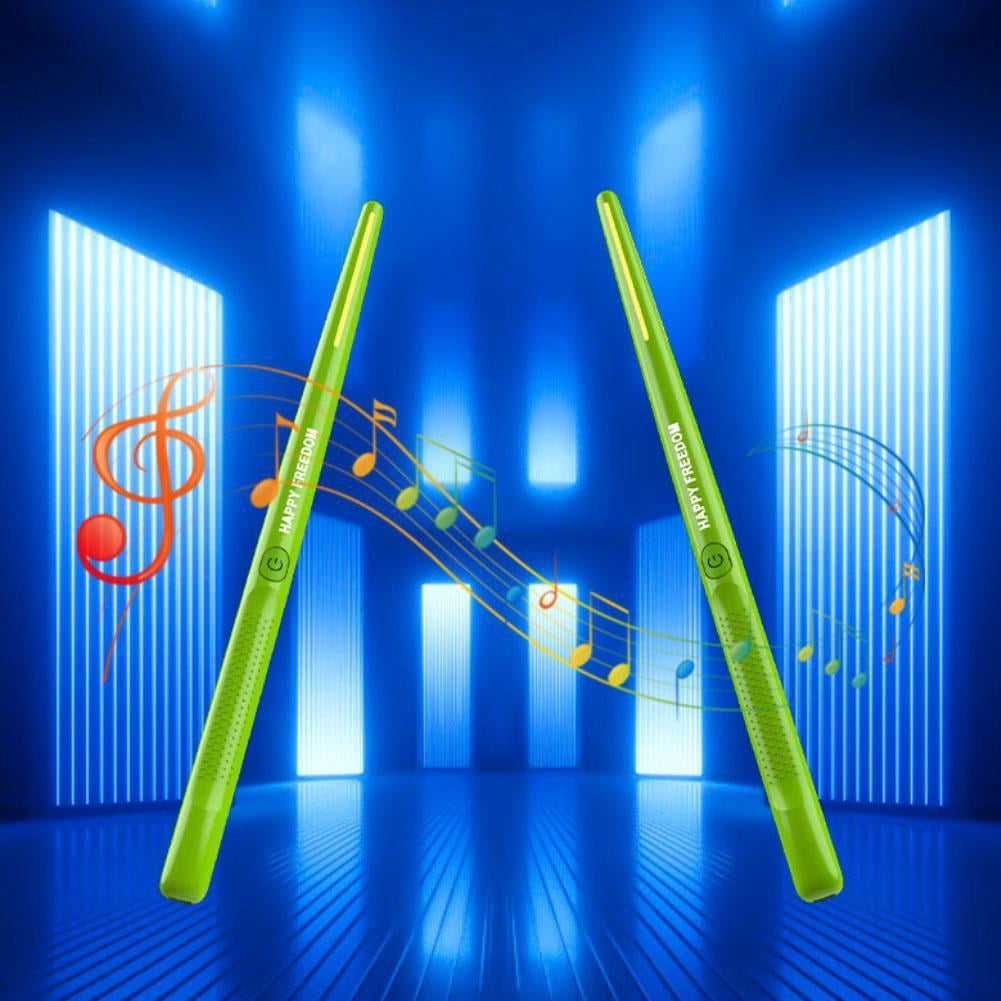 Portable Electronic Air Drum Kit for Kids with Smartphone Connectivity Adjustable Sound and Soft Sticks