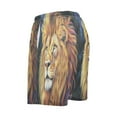 thumbnail image 4 of Relaxed fit printed pajama bottoms, sizes S to XXL A Huge Lion, 4 of 7