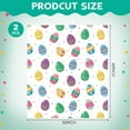 thumbnail image 2 of huguu 2 Pack Easter Throw Blanket Colorful Eggs Flannel Blanket Comfy Happy Easter Soft Cozy Lightweight Blanket for Sofa Couch Bed, 50 x 60 Inch, 2 of 6