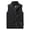 Black, variant on Men Waistcoat Embossing Solid Color Stand Collar Cotton Padded Coldproof Autumn Winter Zipper Vest Coat for Rock Climbing